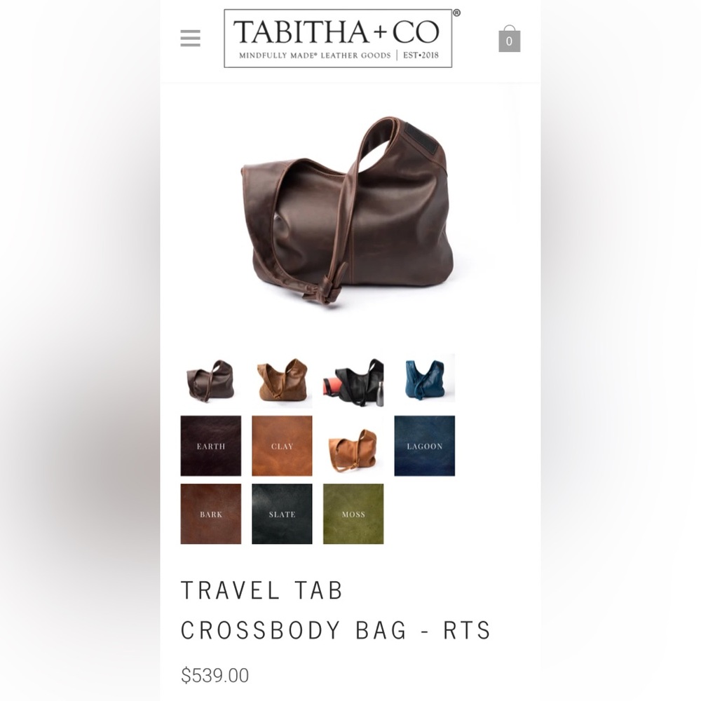 TABITHA & CO travel tab crossbody Bag - Picture 6 of 6